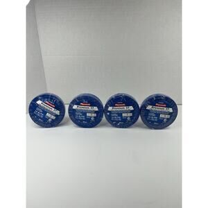 4 Rolls Plymouth Premium 37 Color Coding Vinyl Electrical Tape Blue Cat No. 8753